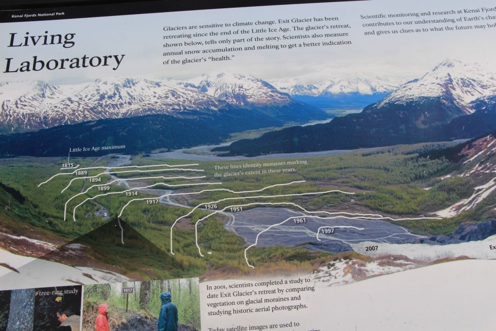 Au in Alaska kennets leider de Gletscherschwund