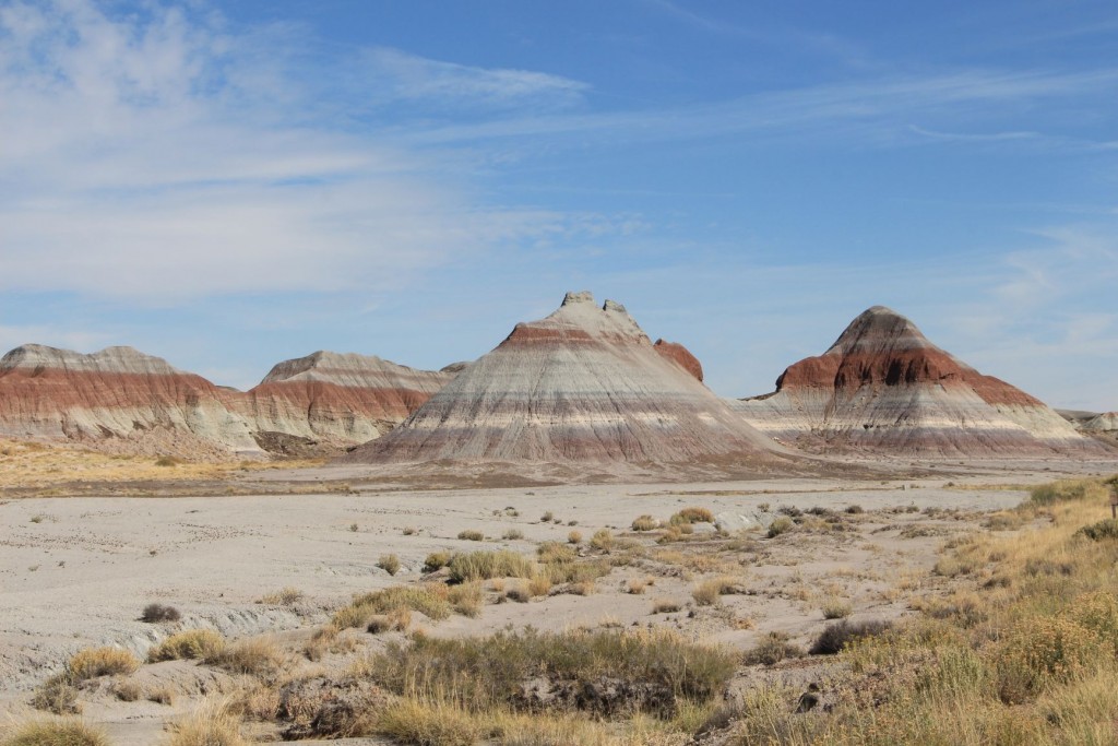 Well mer die beide Pärk nor im "Doppelpack" chan ha, simmer nomol i de Painted Desert ( entweder chersch noch eim Park um oder fahrsch dor beidi dore